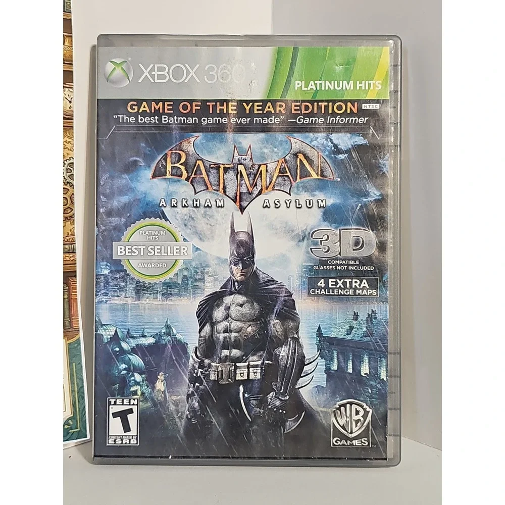 Batman: Arkham Asylum -- Game‎ of the Year Edition (Microsoft Xbox 360, 2010)
